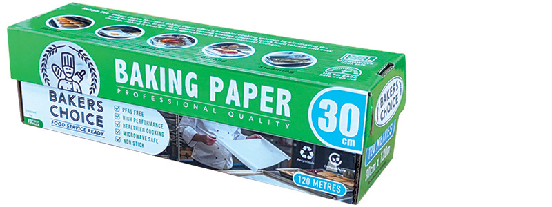 PFAS free baking paper rolls for commercial baking